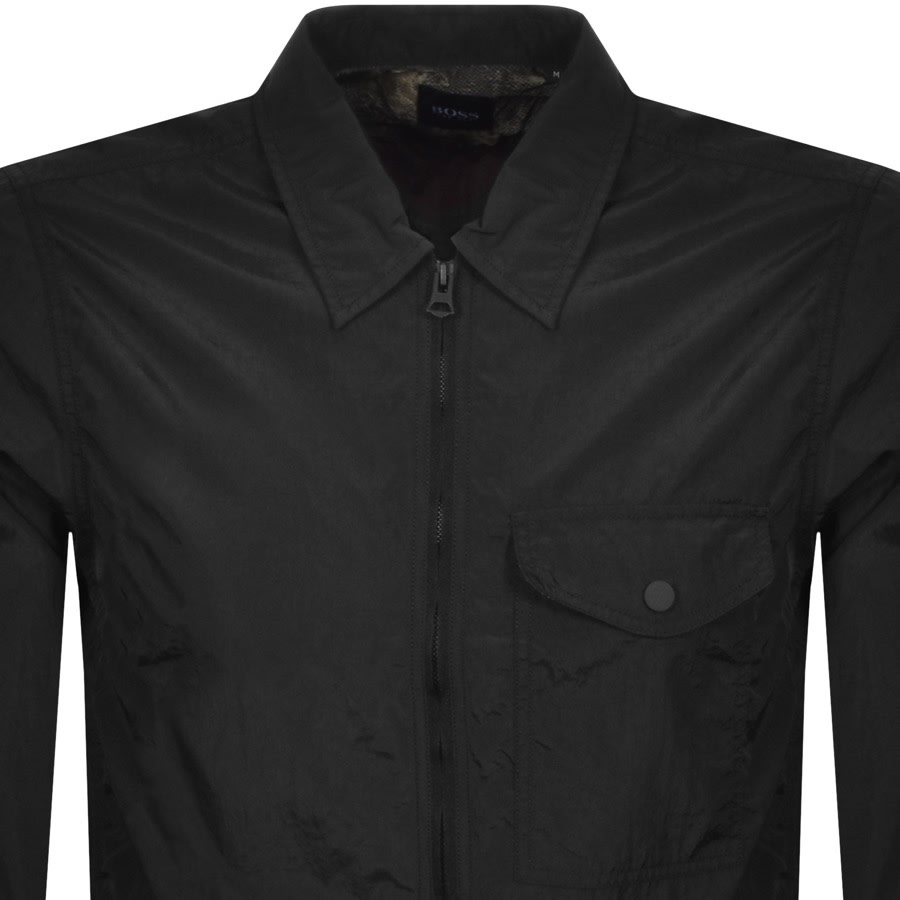 Alternative Image for ProductBOSS Lovel Zip 6 Overshirt Jacket Black2